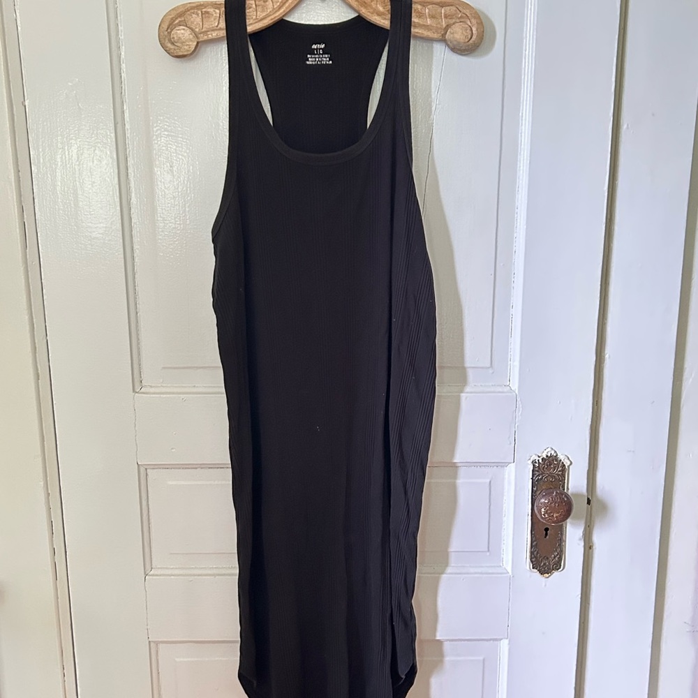 Aerie Ribbed Racerback Midi Dress